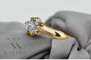 Inel Vintage Zircon Aur galben 14K vrc122y